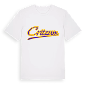 Critzum baseball t-shirt – ekologisk bomull t-shirt från Pinshirt