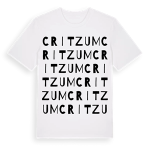 Critzum ordlek t-shirt – ekologisk bomull t-shirt från Pinshirt