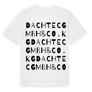 Dachtec GmbH & Co. KG ordlek t-shirt – ekologisk bomull t-shirt från Pinshirt