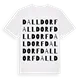 Dalldorf ordlek t-shirt