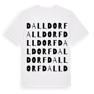 Dalldorf ordlek t-shirt – ekologisk bomull t-shirt från Pinshirt