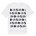 Damsum ordlek t-shirt