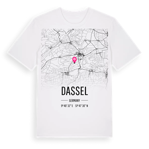 Dassel karta t-shirt – ekologisk bomull t-shirt från Pinshirt