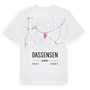 Dassensen karta t-shirt – ekologisk bomull t-shirt från Pinshirt