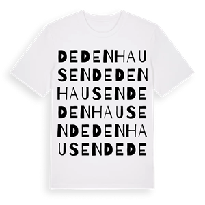 Dedenhausen ordlek t-shirt – ekologisk bomull t-shirt från Pinshirt