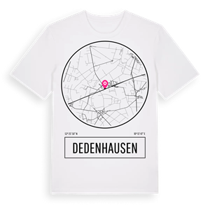 Dedenhausen t-shirt – ekologisk bomull t-shirt från Pinshirt