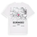 Delmenhorst karta t-shirt