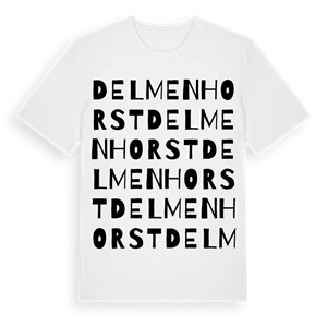 Delmenhorst ordlek t-shirt – ekologisk bomull t-shirt från Pinshirt