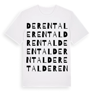 Derental ordlek t-shirt – ekologisk bomull t-shirt från Pinshirt