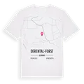 Derental-Forst karta t-shirt