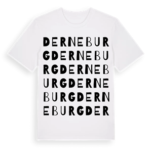 Derneburg ordlek t-shirt – ekologisk bomull t-shirt från Pinshirt
