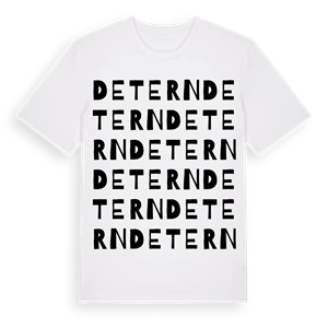 Detern ordlek t-shirt – ekologisk bomull t-shirt från Pinshirt