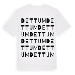 Dettum ordlek t-shirt – ekologisk bomull t-shirt från Pinshirt