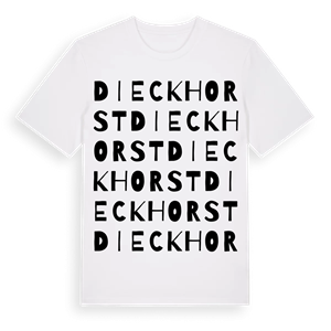 Dieckhorst ordlek t-shirt – ekologisk bomull t-shirt från Pinshirt