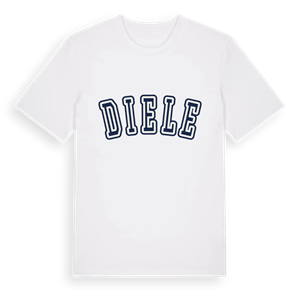Diele college t-shirt – ekologisk bomull t-shirt från Pinshirt