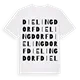 Dielingdorf ordlek t-shirt