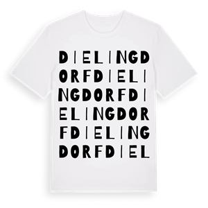 Dielingdorf ordlek t-shirt – ekologisk bomull t-shirt från Pinshirt