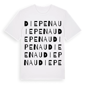 Diepenau ordlek t-shirt – ekologisk bomull t-shirt från Pinshirt
