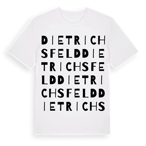 Dietrichsfeld ordlek t-shirt – ekologisk bomull t-shirt från Pinshirt