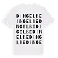 Dingelbe ordlek t-shirt