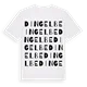 Dingelbe ordlek t-shirt
