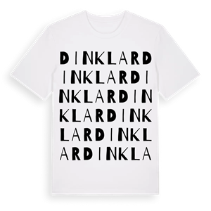 Dinklar ordlek t-shirt – ekologisk bomull t-shirt från Pinshirt