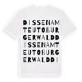 Dissen am Teutoburger Wald ordlek t-shirt