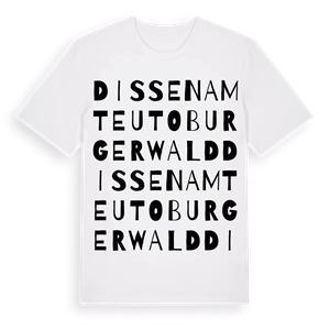 Dissen am Teutoburger Wald ordlek t-shirt – ekologisk bomull t-shirt från Pinshirt