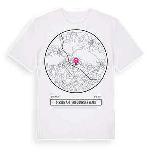 Dissen am Teutoburger Wald t-shirt – ekologisk bomull t-shirt från Pinshirt