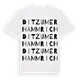 Ditzumerhammrich ordlek t-shirt