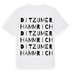 Ditzumerhammrich ordlek t-shirt – ekologisk bomull t-shirt från Pinshirt