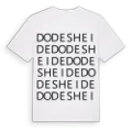 Dodesheide ordlek t-shirt