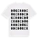 Dögerode ordlek t-shirt