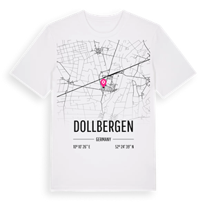 Dollbergen karta t-shirt – ekologisk bomull t-shirt från Pinshirt