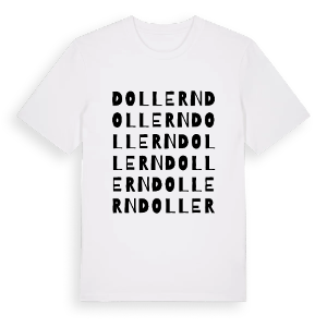 Dollern ordlek t-shirt – ekologisk bomull t-shirt från Pinshirt