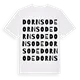 Dornsode ordlek t-shirt