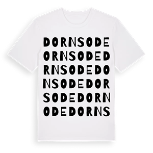 Dornsode ordlek t-shirt – ekologisk bomull t-shirt från Pinshirt