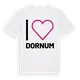 Jag älskar Dornum t-shirt stort tryck