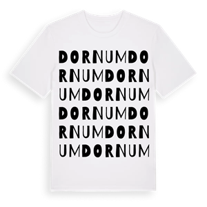 Dornum ordlek t-shirt – ekologisk bomull t-shirt från Pinshirt