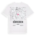 Dörverden karta t-shirt