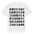 Dörverden ordlek t-shirt