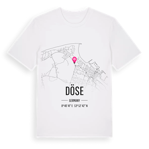 Döse karta t-shirt – ekologisk bomull t-shirt från Pinshirt