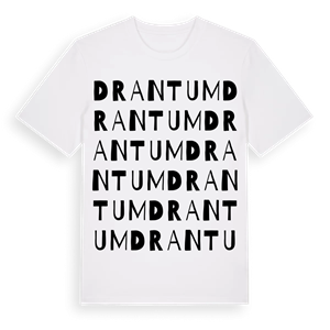 Drantum ordlek t-shirt – ekologisk bomull t-shirt från Pinshirt