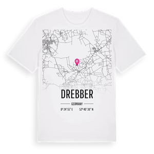 Drebber karta t-shirt – ekologisk bomull t-shirt från Pinshirt