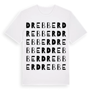 Drebber ordlek t-shirt – ekologisk bomull t-shirt från Pinshirt