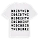 Drentwede ordlek t-shirt