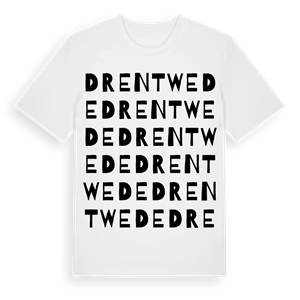Drentwede ordlek t-shirt – ekologisk bomull t-shirt från Pinshirt