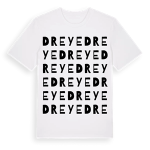 Dreye ordlek t-shirt – ekologisk bomull t-shirt från Pinshirt