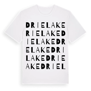 Drielake ordlek t-shirt – ekologisk bomull t-shirt från Pinshirt