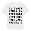 Drievoerden ordlek t-shirt